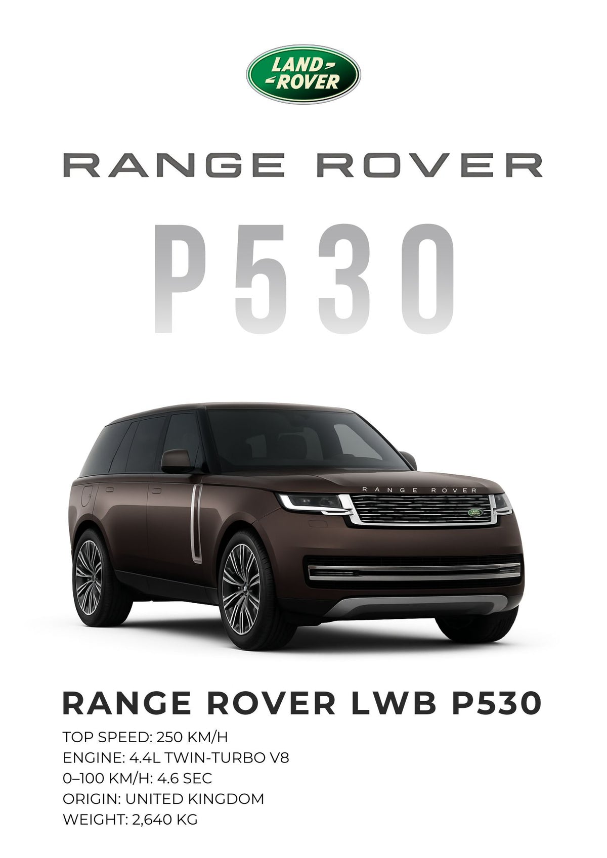 RANGE ROVER LWB P530