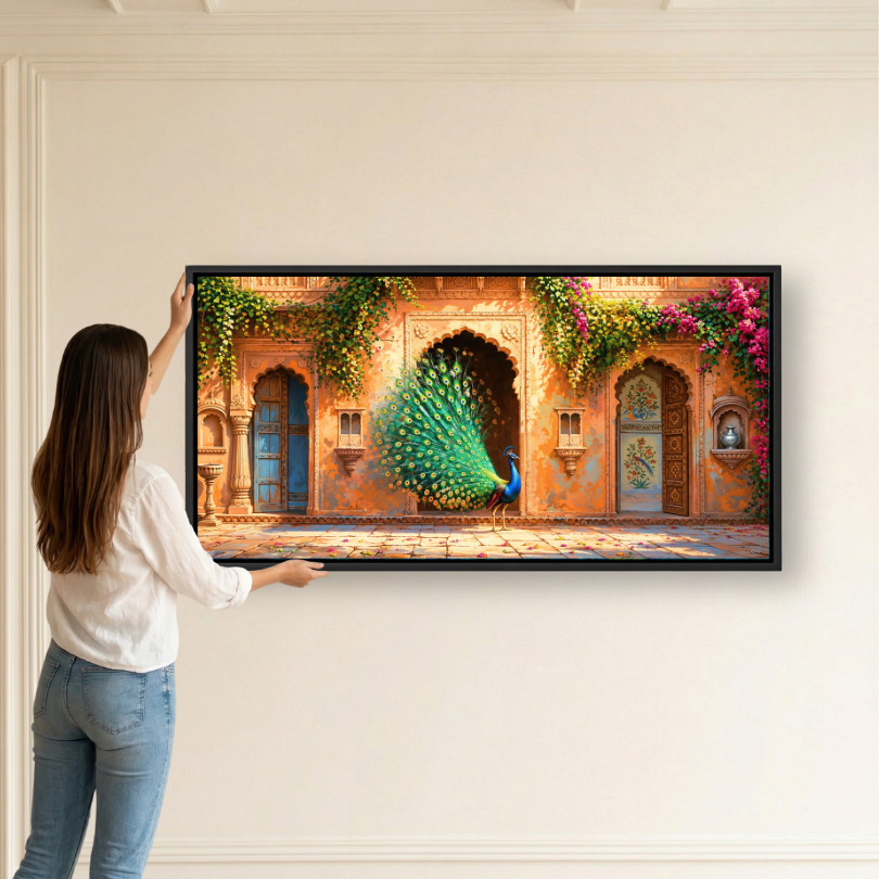Royal Peacock Palace Courtyard