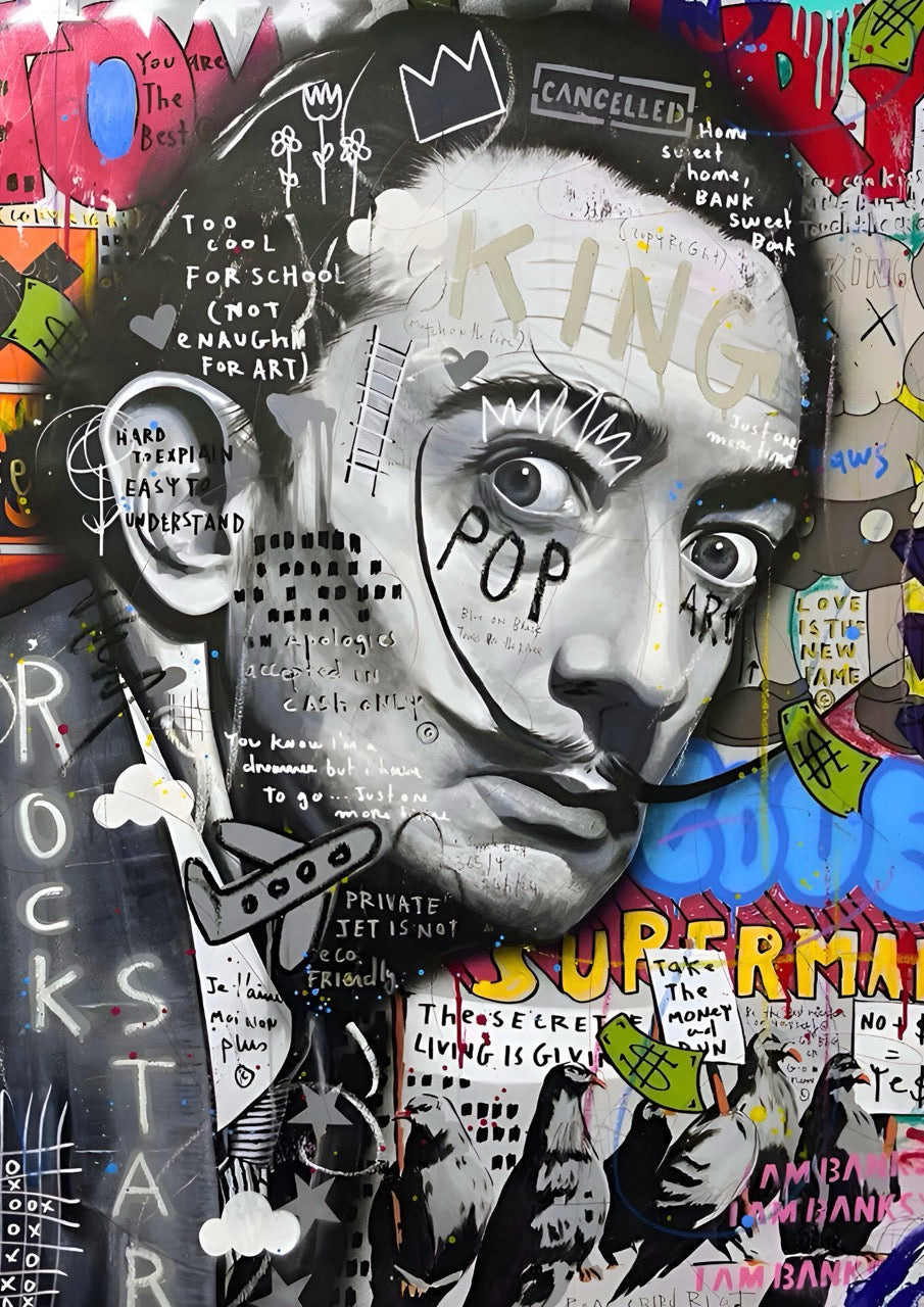 Salvador Dali: Surreal Graffiti Vision
