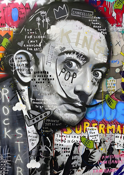 Salvador Dali: Surreal Graffiti Vision