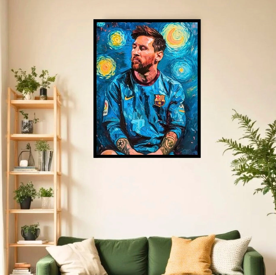 Lionel Messi x Starry Nights