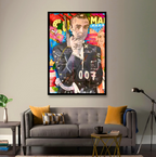 James Bond Graffiti Pop Art