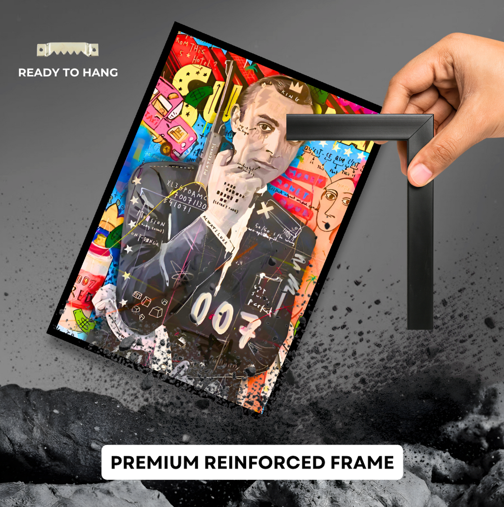 James Bond Graffiti Pop Art