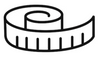 Size chart icon