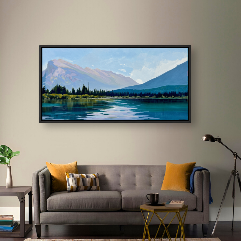 Serene Alpine Mountain Lake