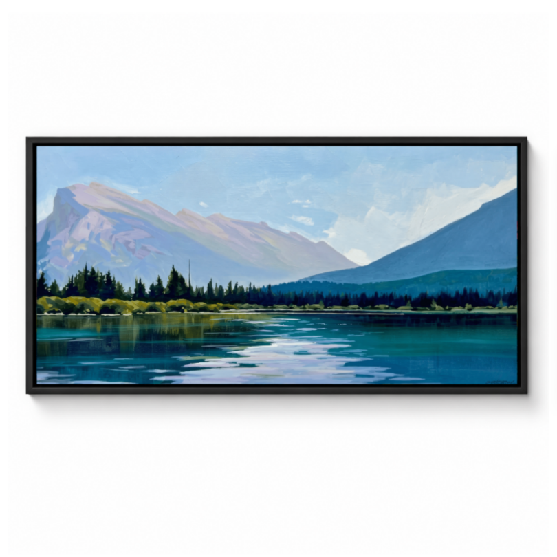 Serene Alpine Mountain Lake