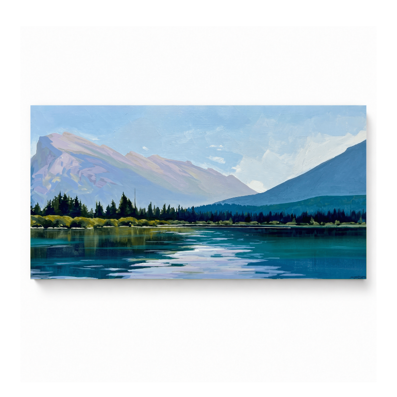 Serene Alpine Mountain Lake