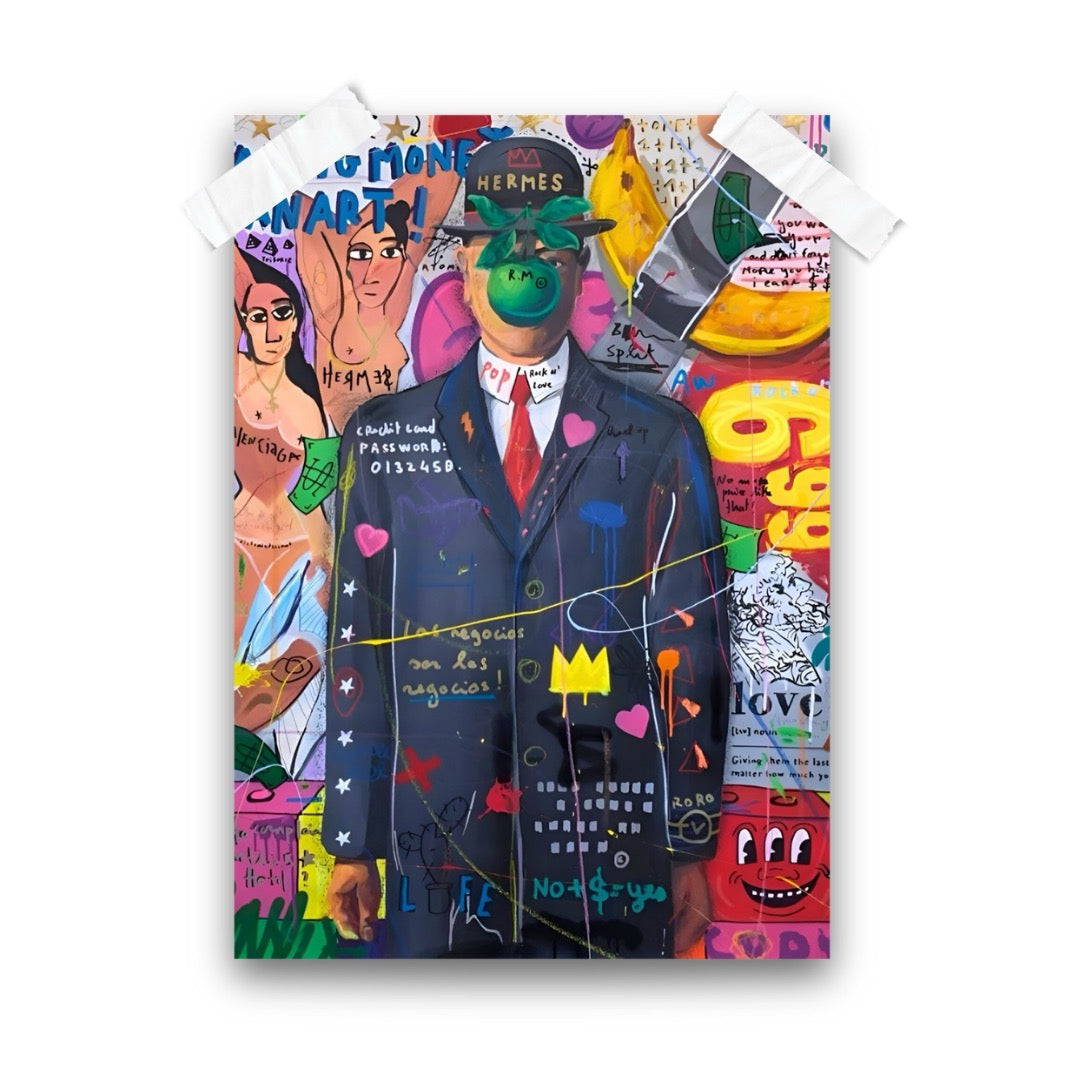 The Son of Man: Graffiti Reimagined
