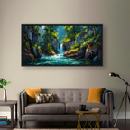 Tropical Waterfall Jungle Paradise
