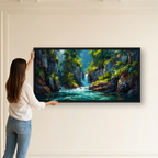 Tropical Waterfall Jungle Paradise