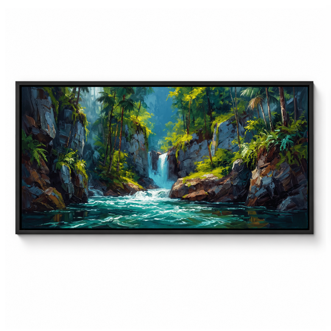 Tropical Waterfall Jungle Paradise