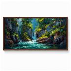 Tropical Waterfall Jungle Paradise