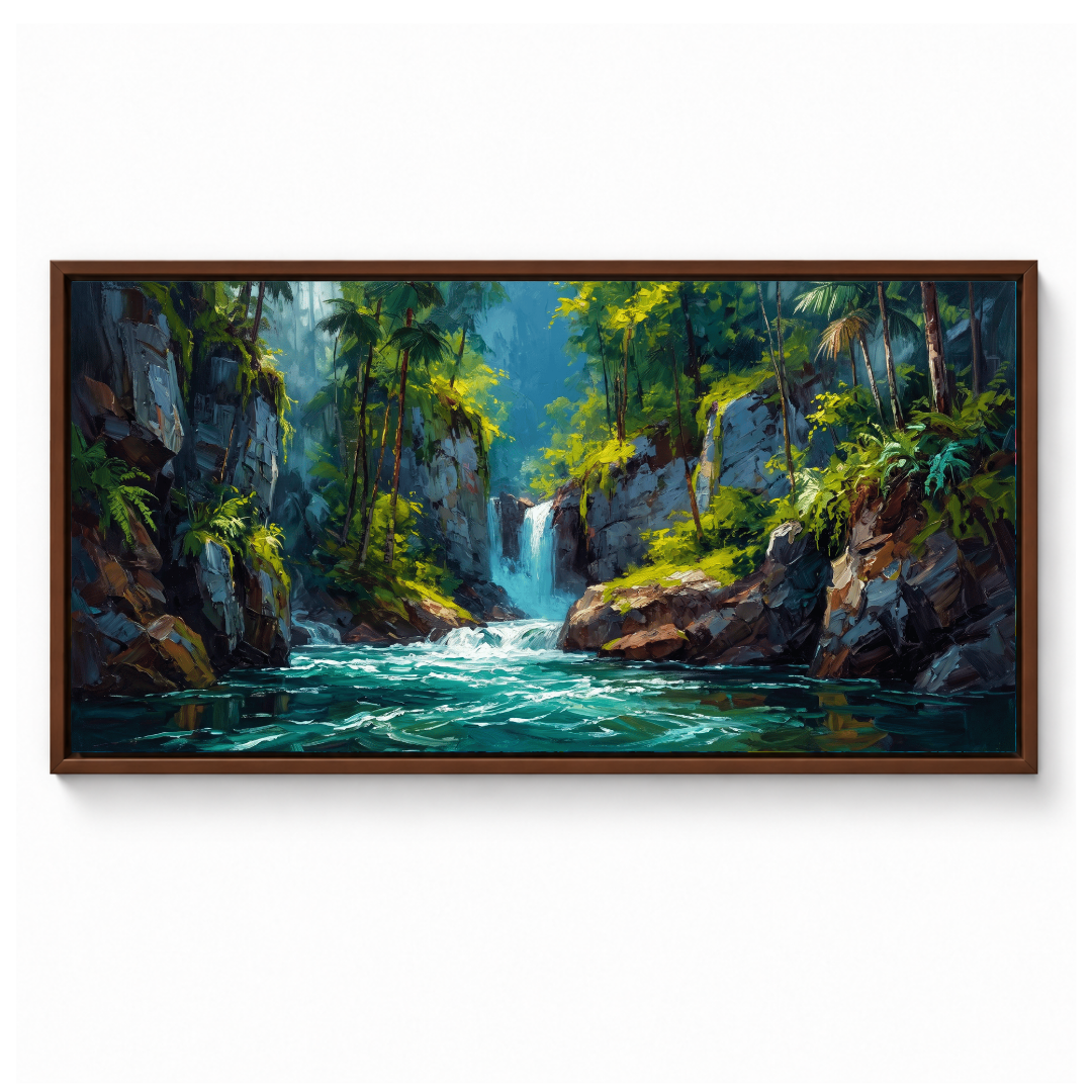 Tropical Waterfall Jungle Paradise