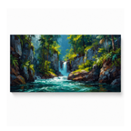 Tropical Waterfall Jungle Paradise
