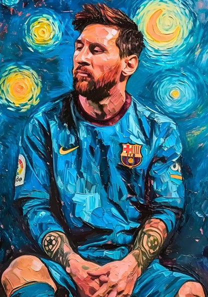 Lionel Messi x Starry Nights