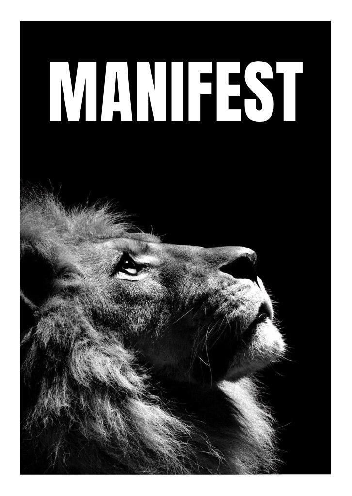 DISCIPLINE – Regal Lion Motivation Wall Art