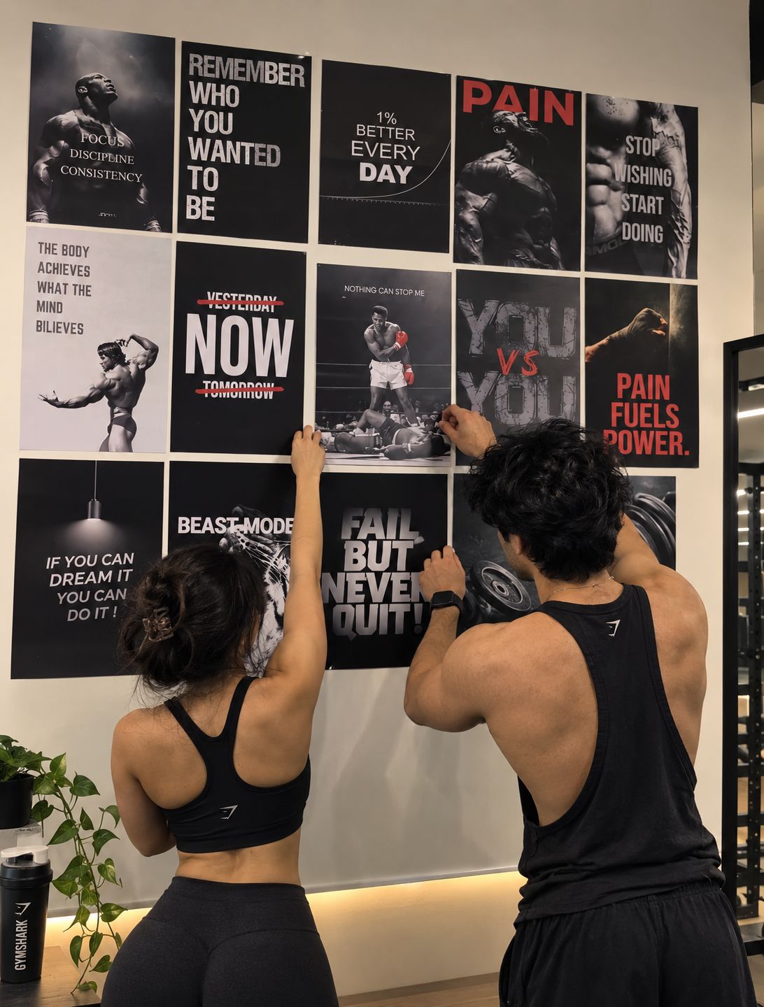 BEAST MODE | SET OF 15 POSTERS | AA | 9" X 12" | UNFRAMED