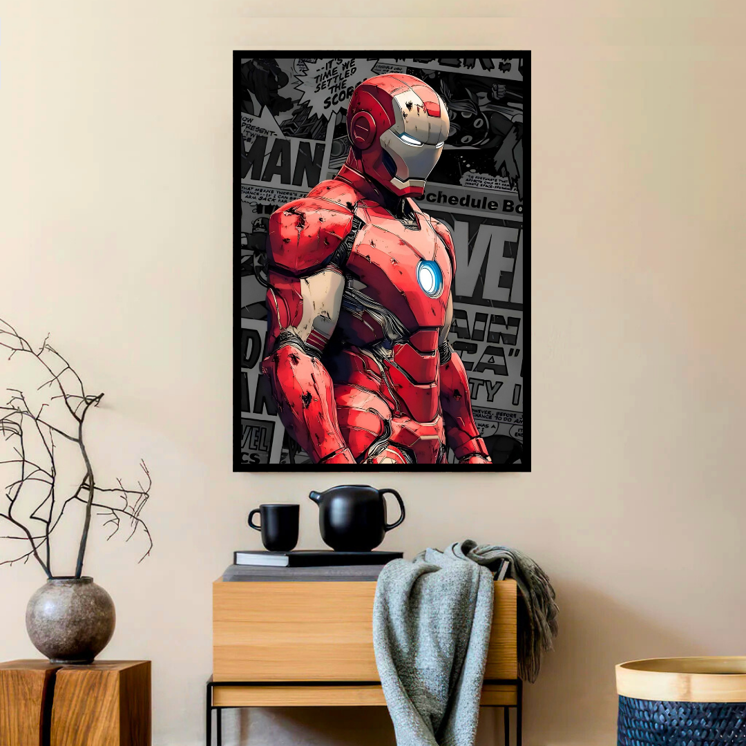 Arc Reactor Brilliance: Iron Man Side Pose