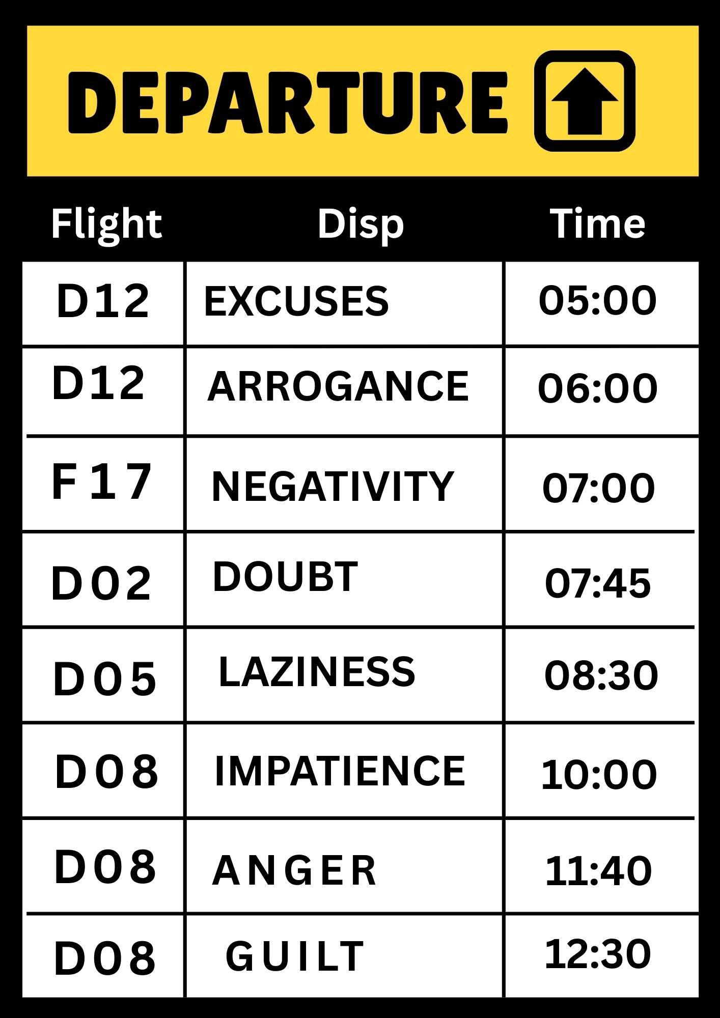Airport Mindset – Flight beyond mediocrity | SET OF 2 FRAMES