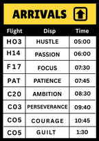 Airport Mindset – Flight beyond mediocrity | SET OF 2 FRAMES