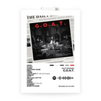 Celebrate the global success of G.O.A.T. with this striking album cover poster. A tribute to Diljit Dosanjh’s powerful vocals, Punjabi pride, and unstoppable energy.