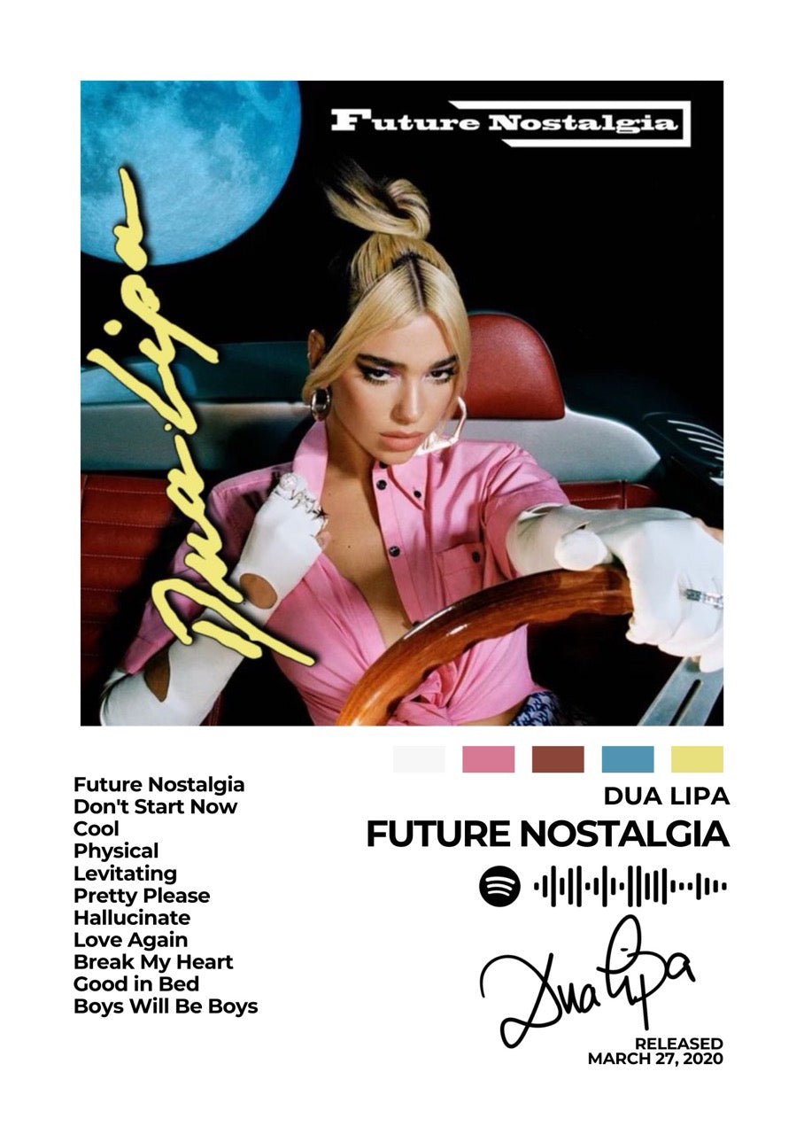 DUA LIPA – Future Nostalgia - &nbsp;A retro-futuristic masterpiece, Future Nostalgia combines disco-inspired beats with modern pop, creating a dance-worthy experience from start to finish.