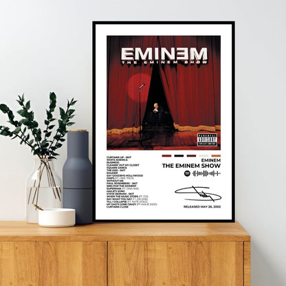 EMINEM - The Eminem Show - Transform your space with this Eminem - The Eminem Show poster. Featuring iconic artwork from the legendary album, this piece is a must-have for any hip-hop fan.