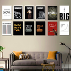 SET OF 12 POSTERS | MOTIVATION | UNFRAMED