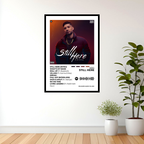 Experience the grit and lyricism of Still Here with this powerful album cover poster. A tribute to KR$NA’s hard-hitting bars, raw storytelling, and undeniable impact on the hip-hop scene.