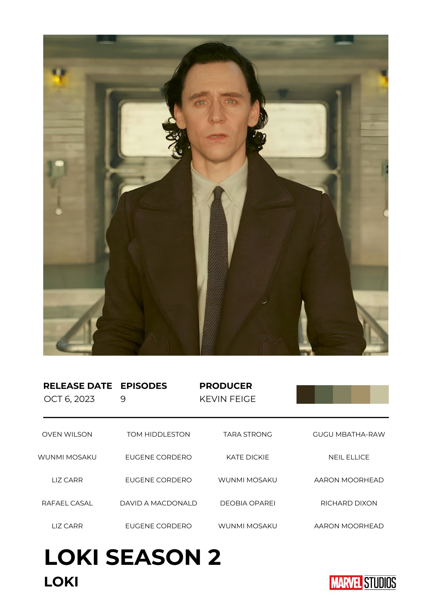 Candid Apricot presents Loki Season 2: The God of Mischief Returns movie poster and frame.