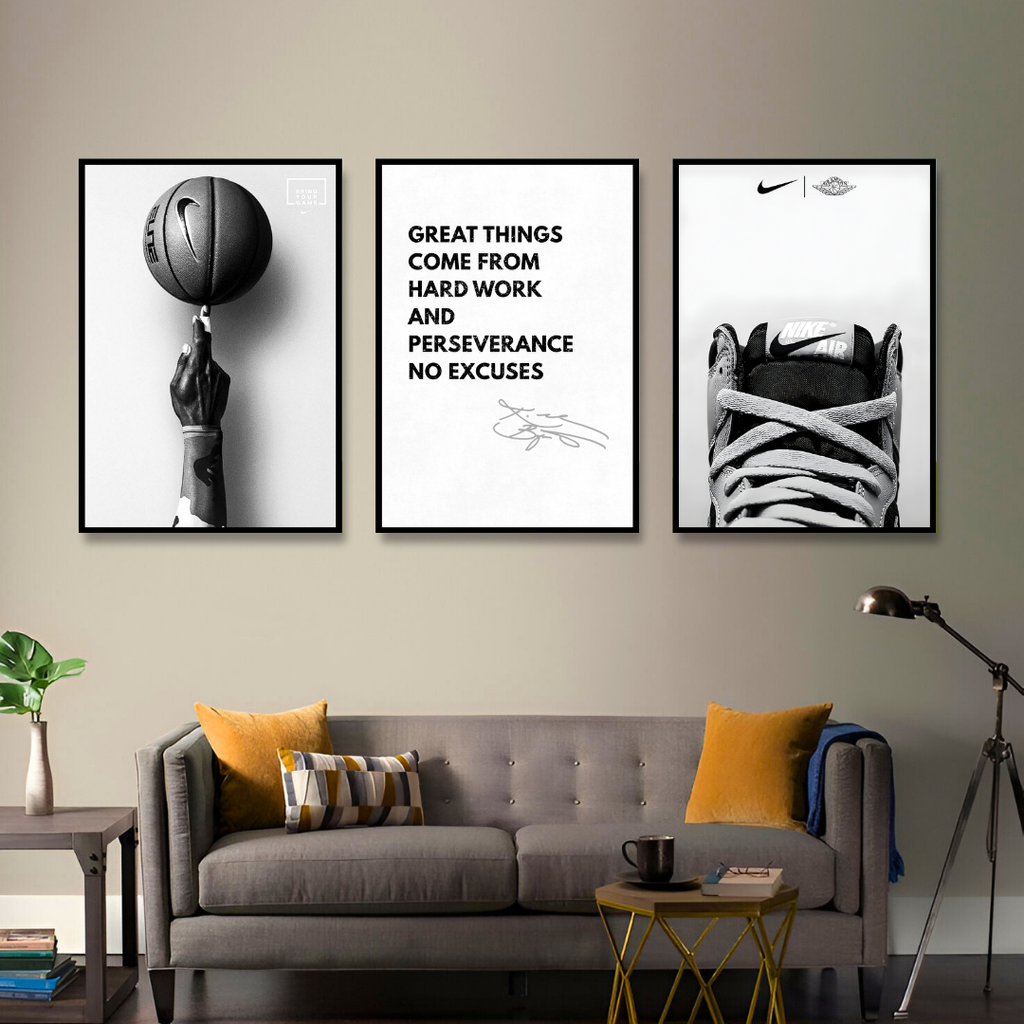 The Spirit of the Game | SET OF 3 FRAMES
