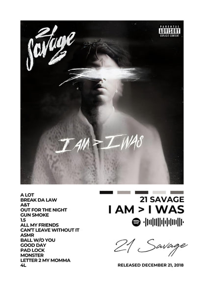 21 SAVAGE - I Am > I Was