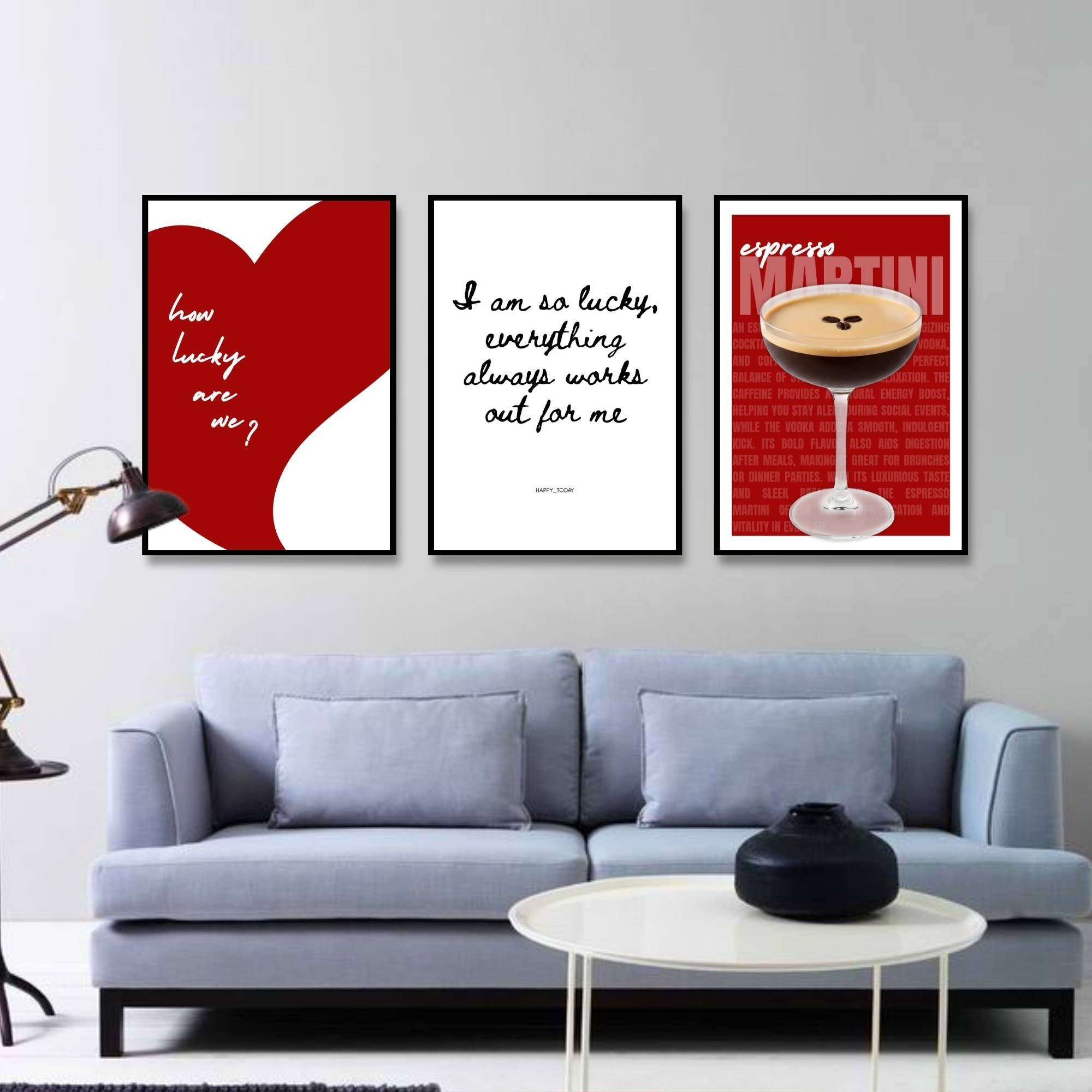 Lucky in Love | SET OF 3 FRAMES
