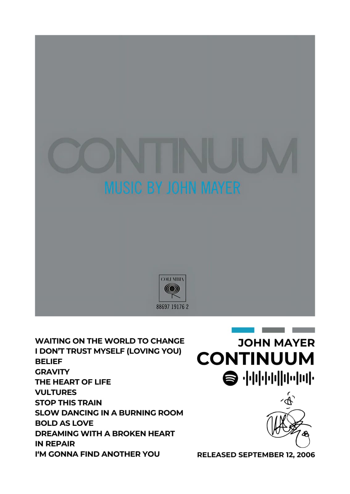 JOHN MAYER - Continuum