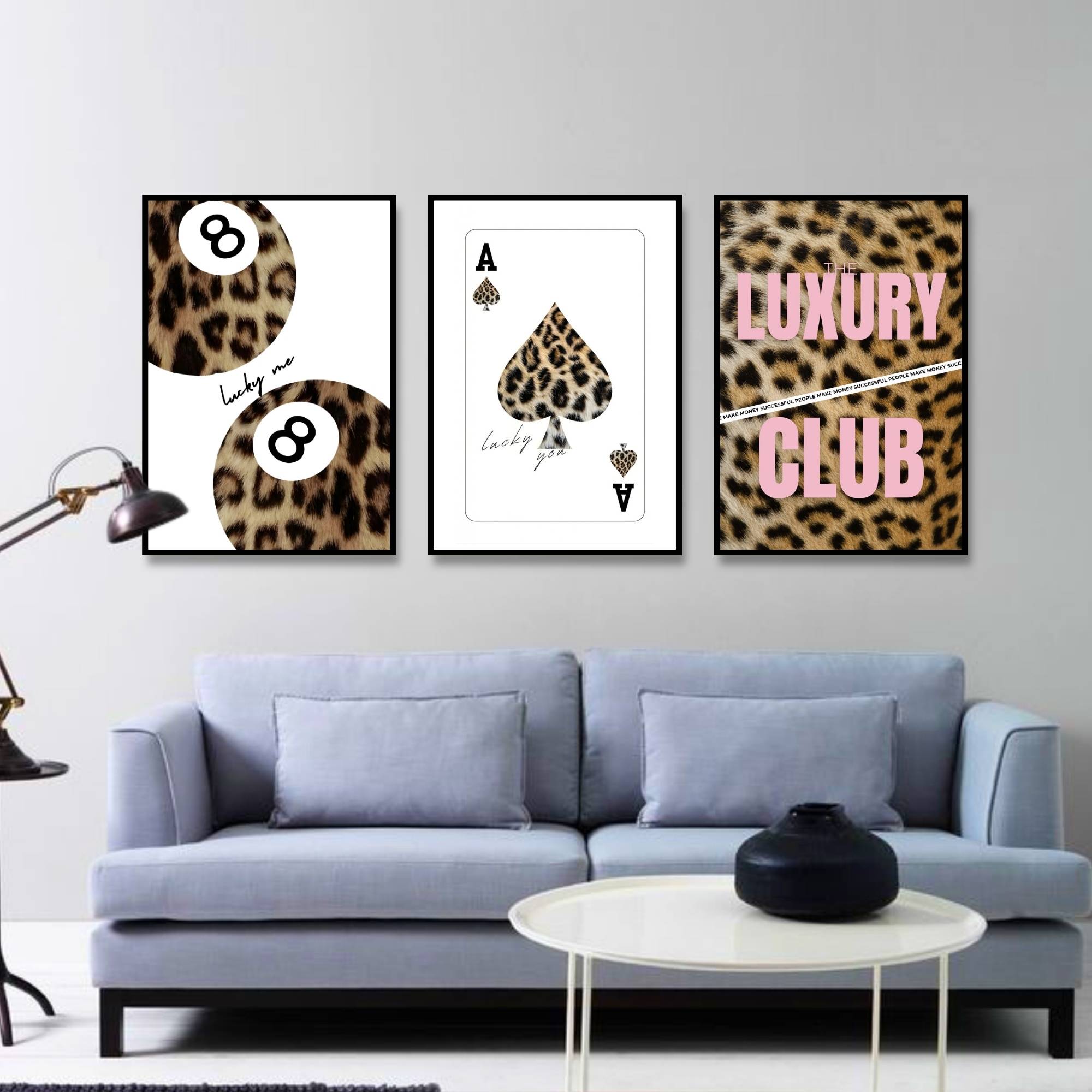 Luxury Club | SET OF 3 FRAMES