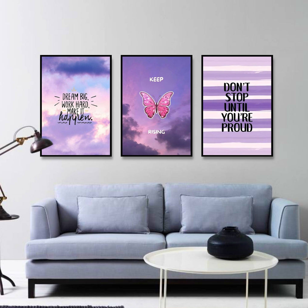 Keep Rising | SET OF 3 FRAMES