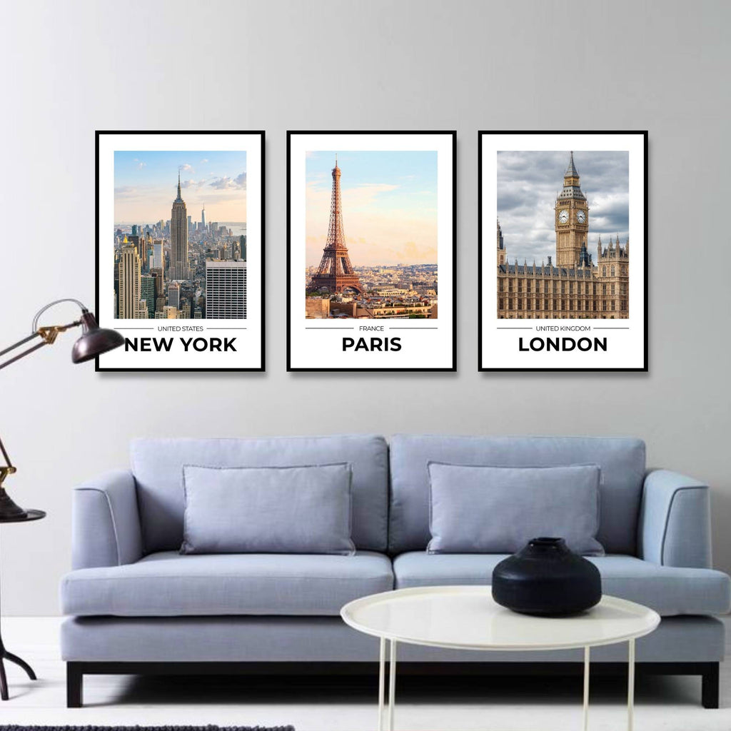 Wanderlust Trio | SET OF 3 FRAMES