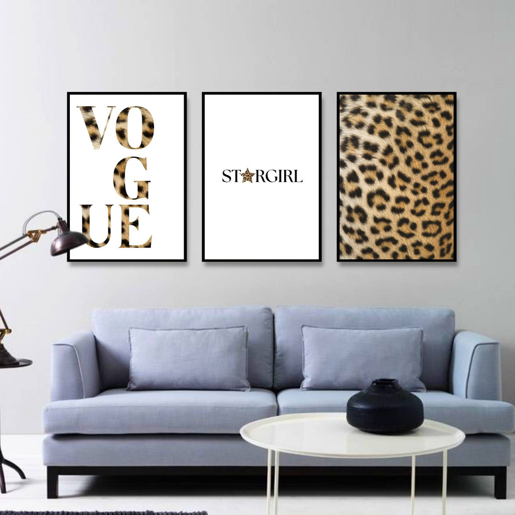 Vogue Safari | SET OF 3 FRAMES