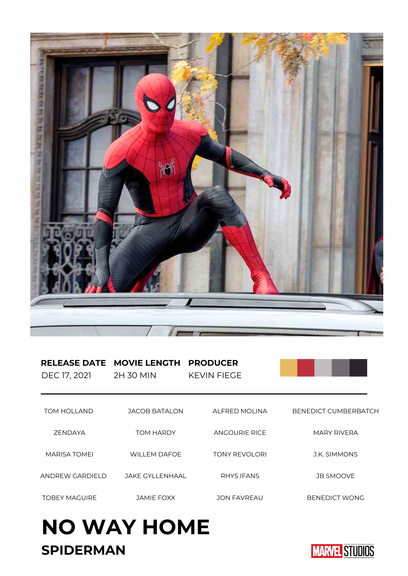 Candid Apricot presents Spider-Man: No Way Home – Multiversal Chaos movie poster and frame.