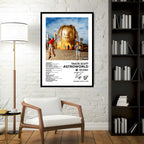 Travis Scott 'Astroworld' album poster, offering a colorful and immersive aesthetic. Perfect for home decor and inspiration, this premium-quality HD print adds a stylish vibe to any space. A must-have for music lovers and collectors!